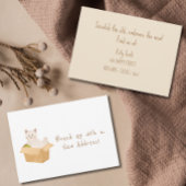 Faire-part Boxed Up avec une nouvelle adresse! Déplacement de