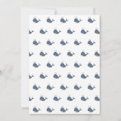 Faire-part Boys Classic Carré Photo Simple Naissance (Dos)