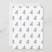 Faire-part Branches élégantes - Annonce de diplôme photo (Dos)