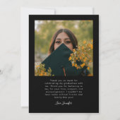 Faire-part Bright Future Stars Multi Photo Black Grad (Dos)