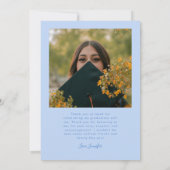 Faire-part Bright Future Stars Multi Photo Icy Blue Grad (Dos)