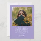 Faire-part Bright Future Stars Multi Photo Lilac Grad (Dos)