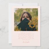 Faire-part Bright Future Stars Multi Photo Peach Grad (Dos)