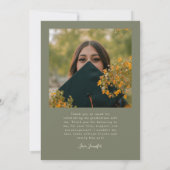 Faire-part Bright Future Stars Multi Photo Sage Green Grad (Dos)