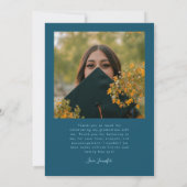 Faire-part Bright Future Stars Multi Photo Teal Grad (Dos)