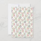 Faire-part Bunny & Floral Easter Brunch I Style 3D (Dos)