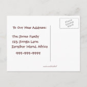 Faire-part Cabane en herbe - Carte postale de nouvelle adress (Dos)