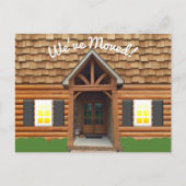 Faire-part Cabine Facture Nouvelle adresse Carte postale (Devant)