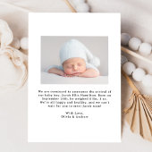 Faire-part Cadre moderne Wavy 2 Photo Naissance