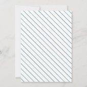 Faire-part Cadre photo moderne Bleu Turquoise Graduation (Dos)