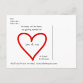 Faire-part Calendrier 2015 Enregistrer la date Carte postale (Dos)