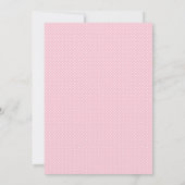 Faire-part Calligraphie Moderne Rose | Annonce de Naissance (Dos)