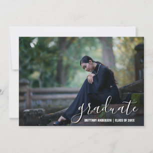 Faire-part Calligraphie Moderne Tendance Collage Photo 4 Dipl