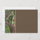 Faire-part Camo de bois (Dos)