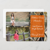 Faire-part Camouflage Camo Camouflage Camouflage 5 x 7 ans Fa (Devant / Derrière)