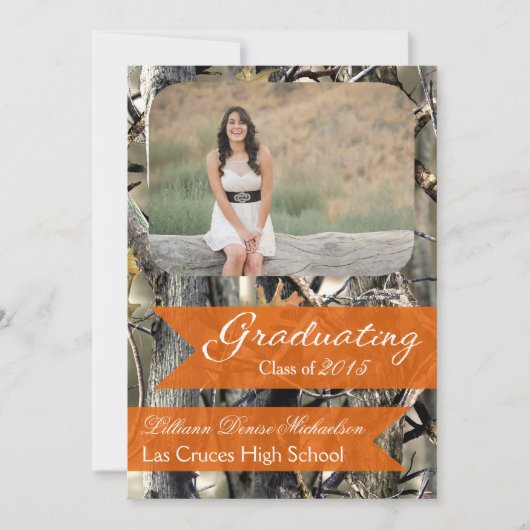 Faire-part Camouflage Camo Camouflage Camouflage 5 x 7 ans Fa (Devant)