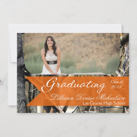 Faire-part Camouflage Camo Camouflage Camouflage 5 x 7 ans Fa (Devant)