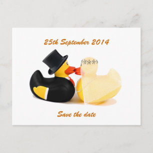 Faire-part Canards de mariage 3 ... Carte postale
