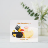 Faire-part Canards de mariage ... Carte postale (Debout devant)