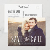 Faire-part Caprice | Carte postale pour Sauvegarder la Date (Devant / Derrière)