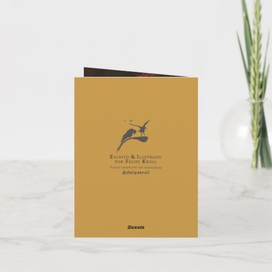 Faire-part Card Curupira (Dos)