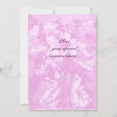 Faire-part CARNIVAL DANCE 2, bleu rose vif (Dos)