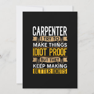 Faire-part Carpenter Sarcastic