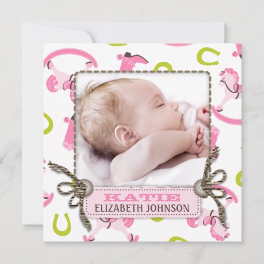 Faire-part Carré (Devant)