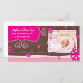 Faire-part Carte photo de Noël (Devant / Derrière)