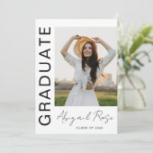 Faire-part Carte photo moderne Vertical 2023 (Debout devant)