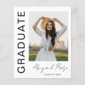 Faire-part Carte photo moderne Vertical 2023 (Devant)