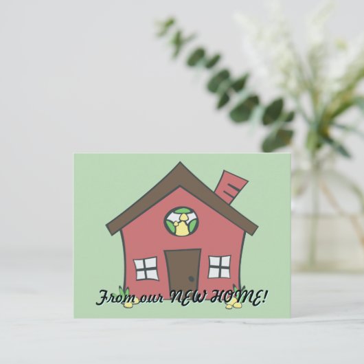 Faire-part Carte postale (Debout devant)