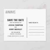 Faire-part Carte postale à conserver avec photo et écriture g (Dos)