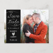 Faire-part Carte postale à conserver de Black / Silver Glitte (Devant)