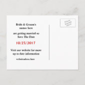 Faire-part Carte postale à gratter DIY Lotto Save the Date (Dos)