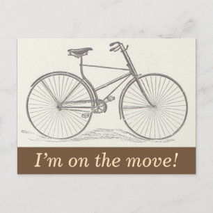 Faire-part Carte postale ancienne et classique de nouvelle ma