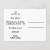 Faire-part Carte postale ancienne et classique de nouvelle ma (Dos)