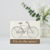 Faire-part Carte postale ancienne et classique de nouvelle ma (Debout devant)