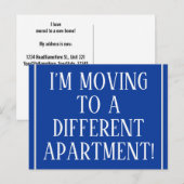 Faire-part Carte postale ancienne et classique de nouvelle ma (Devant / Derrière)