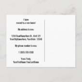 Faire-part Carte postale ancienne et classique de nouvelle ma (Dos)