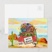 Faire-part Carte postale ancienne nouvelle adresse (Devant / Derrière)