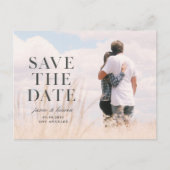 Faire-part Carte postale annonce à empattement (Devant)