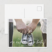 Faire-part Carte postale Annonces de grossesse moderne (Devant / Derrière)