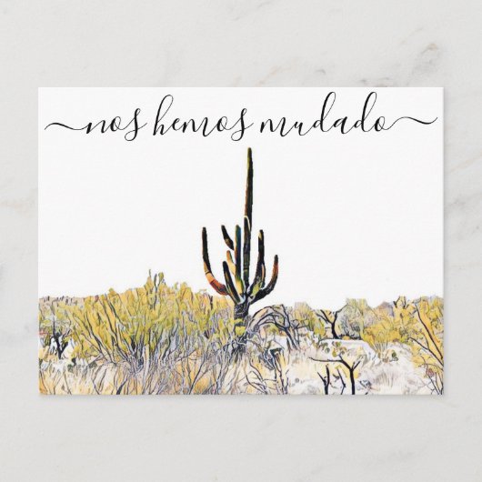 Faire-part Carte postale Arizona Anuncio de Mudanza (Devant)