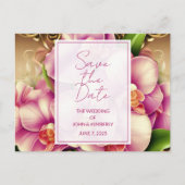 Faire-part carte postale avec QR code pour photo d (Devant)