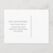 Faire-part Carte postale Beige Moderne Maison Douce Maison (Dos)