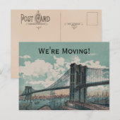 Faire-part Carte postale Brooklyn Bridge (Devant / Derrière)