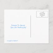 Faire-part Carte postale C'est un garçon (Dos)