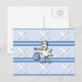 Faire-part Carte postale C'est un garçon (Devant / Derrière)