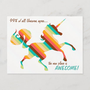 Faire-part Carte postale Changement d'adresse